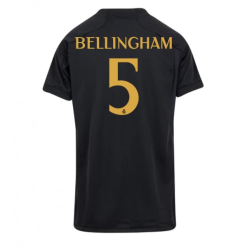 Dámy Fotbalový dres Real Madrid Jude Bellingham #5 2023-24 Třetí Krátký Rukáv